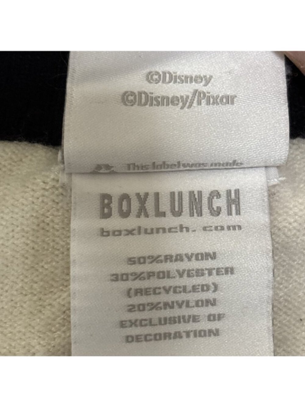 Disney Lilo Stitch Sweater Womens M Its a Small World Varsity Cardigan BoxLunch - Picture 8 of 10